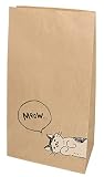 インディゴ ラッピング 紙袋 ボトムバッグS ゆるねこ 10枚入り PP031