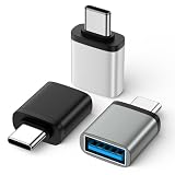 USB C USB A変換アダプタ (Type Cオス - USB 3.0メス) usb タイプc変換コネクター ChrisPow OTG機能 双方向3A急速充電 5Gpbs高速データ転送 Aメス→Cオス usb type-c 変換アダプタ usb c to a アダプタ 小型 iPhone スマホ PC周辺機器対応（3色）