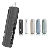 Aspire Fluffi 電子タバコ 本体 ニコチン タール無し ベイプ スターターキット アスパイア 持ち運び シーシャ アスパイヤ フラッフィー 禁煙 (ブラック)