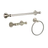 デルタ138295 Crestfield、Bathハードウェアアクセサリキット、サテンニッケルbyデルタ蛇口