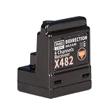 RHINOESC レシーバー X482 2.4GHz 4CH FHSS 8.4V 高電圧内部アンテナ SANWA FH3/FH4Tトランスミッター対応 RCカー トラック ロッククローラー ボート用 (X482レシーバー)