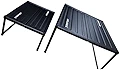 [ アンプラグドキャンプ ] 収納袋付 耐荷重 85kg UNPLUGGED CP ミニテーブル S 黒 ブラック マルチスタンド キャンプ用品 テーブル アウトドア キャンプテーブル サムネ 1枚目の 右側 Lサイズ のみ 1個 単品販売