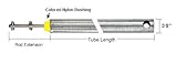 30 " Tubular Spiral TiltウィンドウバランスwithイエローBushing