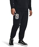 [アンダーアーマー] UA HW Terry Rose Joggers Black Bubble Peach XXL