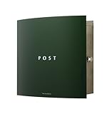 【正規輸入品】 Bonn Green　ドイツポスト Max Knobloch ボングリーン 壁掛けポスト 左ロック AAE25F