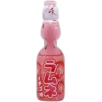 Amazon.co.jp: ハタ鉱泉 瓶ラムネ イチゴ味 200ml×30本 : 食品・飲料・お酒