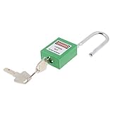 B Baosity 多機能 ミニ南京錠 セキュリティロック キースーツ ケースロック　全10様式 - グリーン1