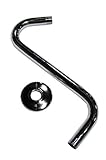 Plumb Pak PP825-19 S Shaped Shower Arm & Flange, Chrome, [並行輸入品]
