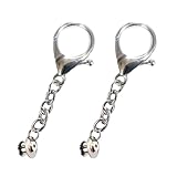 Copeflap ピンバッジ キーホルダー ピンバッチ パーツ 留め具 金具 2個セット (ゴールド)