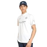 [キャロウェイ] メンズ 半袖 モックネックシャツ (ストレッチ性・UVカット) / ゴルフ / C25134105 1030_ホワイト 3L