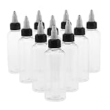 SM SunniMix ドロッパーボトル グルーボトル 液体容器 100ML プラスチック ニードルチップと蓋つき 10個セット
