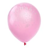 Homeford Latex Balloonsベビーシャワー、Its A Girl、ピンク、12-inch、12-piece
