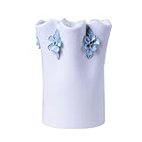 Zhhlinyuan 良質 Creative Design Ceramic Flower Vase Home Crafts Porcelain Decorative