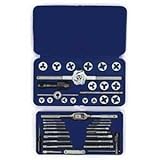 Irwin Industrial Tools 26319 Machine Screw with Fractional or Metric Tap and Hex Die Super Set, 41-P