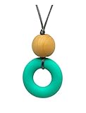 Aenki Silicone Teething Nursing Necklace Turquoise II by Aenki