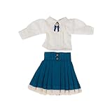 オビツ11 OB11 サイズ衣装 オビツドール 11cmボディ用 ロリータ風 クラシカルセット ブラウス スカート 6色 上下セット (グリーンブルー)