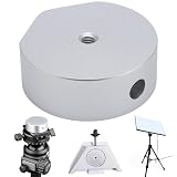 Mini 三脚アダプター - Mini 用 1/4-20 ネジマウントアダプター - 三脚、固定クランプ、パイプアダプター、ブラケットマウントと互換性があります (銀)