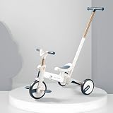 Gorocking 三輪車 折りたたみ 一台四役 4in1 押し棒付き 組み立て不要 対象年齢1.5～5歳 (リトルプリンス)