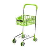MERIGLARE 【2025新登場】人形コレクションショッピングカート ショッピングユーティリティカート ミニショッピングカート おもちゃ スーパーマーケット 対象年齢3歳以上赤ちゃん 早期教育 かわいい ロールプレイトイモデル キッズトロリース トレージおもちゃ おままごと, 緑
