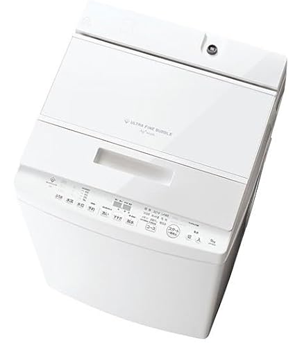 ID244894　洗濯機8K　東芝　２０２１年　AW-8D9 Amazon | 東芝 洗濯機 8.0kg ウルトラファインバブル洗浄 AW-8D9-W