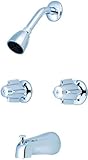 Central Brass 0997 2-Handle Tub and Shower Set by Central Brass