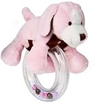 Mary Meyer Sweet Chocolate Puppy Ring Rattle Pink or Blue by Mary Meyer [並行輸入品]