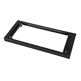 【HCB-SB-B】スチール書庫 完成品 ベース(アジャスター付き) 【オフィス家具市場オリジナル:日本製】 W900×D410×H60～75 ブラック 【車上お渡し/時間指定不可】【平日配送のみ】