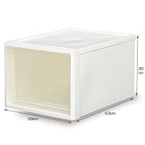 ストラクローゼット用引出しケース53L (ホワイト)