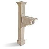 MayneチャールストンPlusメールボックスPost 58in. H x 8.5in. W x 26in. D 5846-C 1