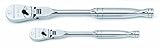GearWrench 81216F 2-Piece Full Polish Flex Handle Ratchet Set [並行輸入品]
