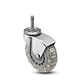 Shepherd Monarch Series 2 Diameter Vipor Wheel Caster, 3/8 Diameter x 1-1/2 Length UNC16 Threaded St