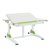 Kid 2 Youth G6-XS Plus Ergonomic Desk with Drawer in Green [並行輸入品]