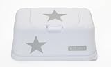 Funky Box FB09 Wet Wipe Box White with Stars by Funky box