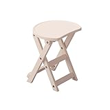 折りたたみ式スツール　　オフホワイト　ロー