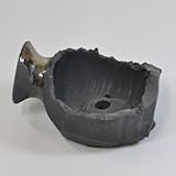 信楽焼 割れとっくり鉢 山野草鉢 3号 幅9cm×高さ6cm