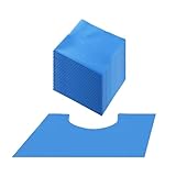 Fwefydwe 使い捨てトイレマット 20 枚パック、吸収性トイレ床プロテクター、使い捨てトイレ床マット、U 字型トイレマット