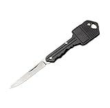 マルチツールprotableのキー折りナイフキーチェーンナイフピーラーステンレス鋼ポータブル折りたたみナイフキーチェーンナイフピーラー-黒