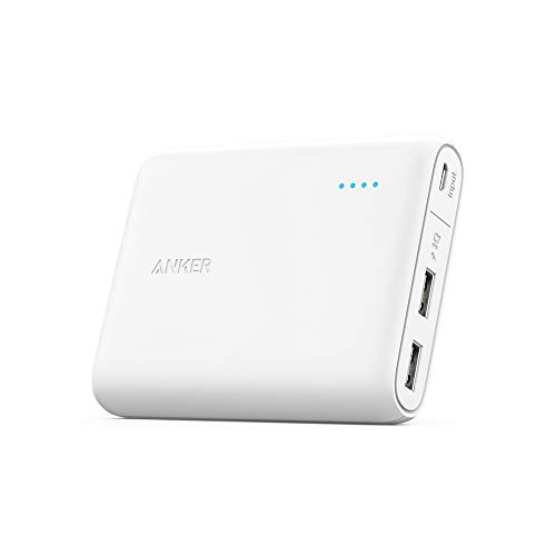 Anker PowerCore 13000 (13000mAh 2ポート 大容量 モバイルバッテリー) 【PSE認証済/ PowerIQt搭載 / コンパクトサイズ】iPhone / iPad / Galaxy /Xperia / MacBook / その他Android各種他対応 （ホワイト）