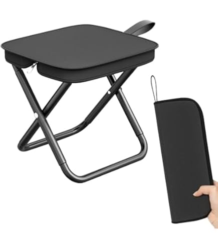 Amazon.co.jp: 折りたたみポケットチェア ブラック : スポーツ