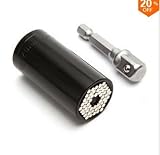 Beho- 新しい7-19ミリメートル多機能ハンドツールユニバーサル修復ツール6色-ブラック