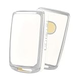 [OFF WE GO] キーケース カバー TPU 素材 適合 cx60 cx5 cx80 cx30 cx8 マツダ3 マツダ6 対応 カスタム アクセサリー パーツ，mazda キーシェル 3 ボタン - ホワイトシルバー