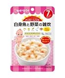 キユーピーベビーフード ハッピーレシピ 白身魚と野菜の雑炊 7ヵ月頃から