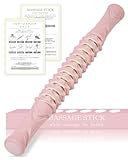 【 マッサージ のプロ監修】 筋膜ローラー マッサージローラー マッサージスティック スティック 筋膜リリース ローラー きんまくリリース スティックローラー ふくらはぎ 足 (ピンク)