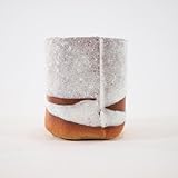 信楽焼 植木鉢 白掛合せ角ミニ　2号鉢 鉢幅5cm×高さ6cm 盆栽鉢 陶器鉢 盆栽妙