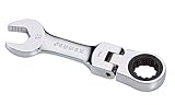 Sunex 992513M 13mm Stubby Flex Head V-Groove Combination Ratcheting Wrench [並行輸入品]