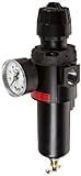 Dixon CB6-04MGMB Manual Drain Wilkerson Compact Filter/Regulator with Metal Bowl and Sight Glass, 1/