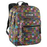 Jansport Trans Supermax Black Multi Hippy Hand Backpack Book Bag School bag [並行輸入品]