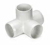1 – 1 / 2 " 4ウェイTee PVC継手コネクタ