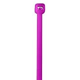 Tape Logic TLCT115L Colored Cable Ties 50# 11 Fluorescent Pink (Pack of 1000) [並行輸入品]