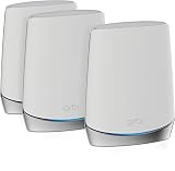 [メーカー生産終了品] NETGEAR Orbi WiFi6 Mini メッシュWiFi AX4200 3台セット 無線LANルーター 11ax トライバンド RBK753 無償メーカー3年保証 カバー範囲525㎡【Nintendo Switch/PS5/iPhone/android】